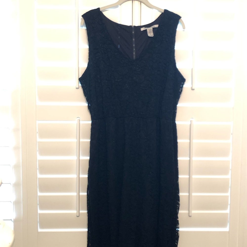 American Rag black lace sleeveless dress 1X